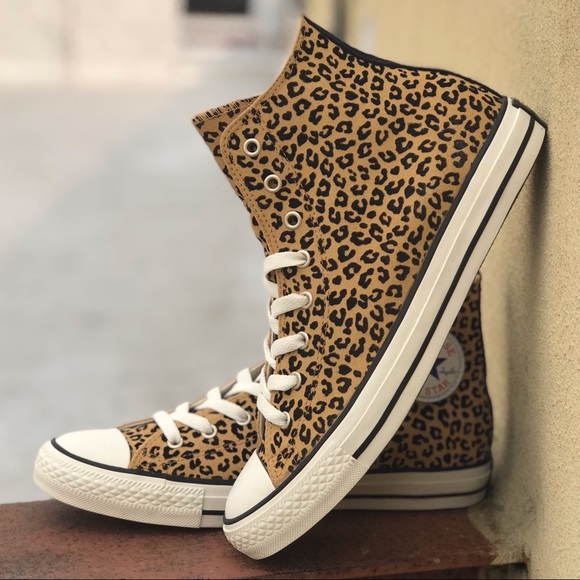 Converse Chuck Taylor All Star Leopard Shoes NWT